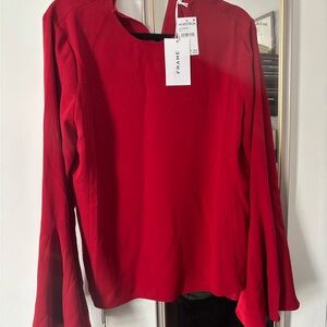Frame Denim Women's Red Top